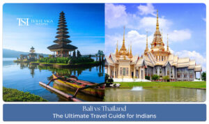 Bali vs Thailand travel guide for Indians comparing beaches, cost, visa and tourist attractions