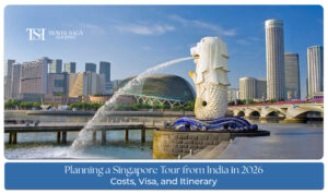 Singapore Tour from India package with skyline view and Marina Bay Sands