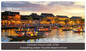 Vietnam travel guide showcasing scenic landscapes, Halong Bay, and cultural attractions