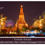 Indian travellers enjoying Diwali and New Year celebrations at international destinations.