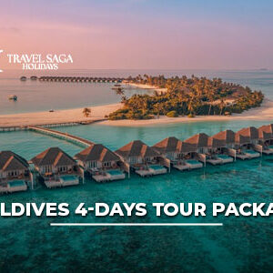Maldives 4 days tour package from India with water villa stay clear blue ocean and luxury island holiday experience