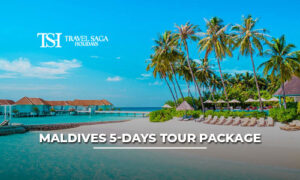 Maldives 5 days tour package from India with luxury water villa turquoise ocean private beach and relaxing island holiday