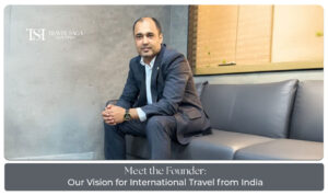 Founder of Travel Saga Holidays India sharing his vision for international travel from India
