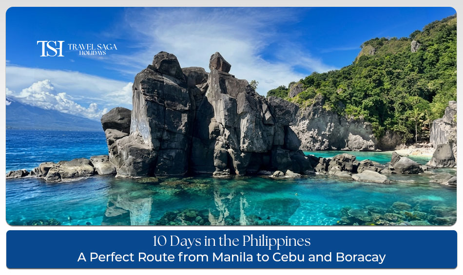 10 days Philippines itinerary covering Manila, Cebu, Boracay, island hopping, beaches, sightseeing, and top travel experiences.