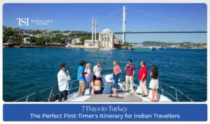 7 Days Turkey Itinerary for Indians covering Istanbul, Cappadocia, Pamukkale, Antalya, and scenic cultural attractions across Turkey.