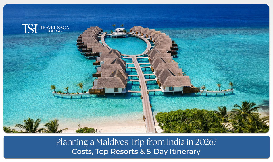 Planning a Maldives trip from India with luxury overwater villas and turquoise beaches