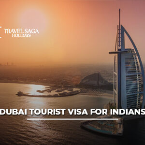 Dubai tourist visa for Indians with passport, UAE skyline, and travel approval documents ready for a smooth trip