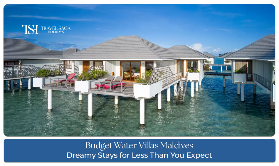 Budget water villas in Maldives with overwater bungalows, turquoise lagoons, and affordable luxury island stays