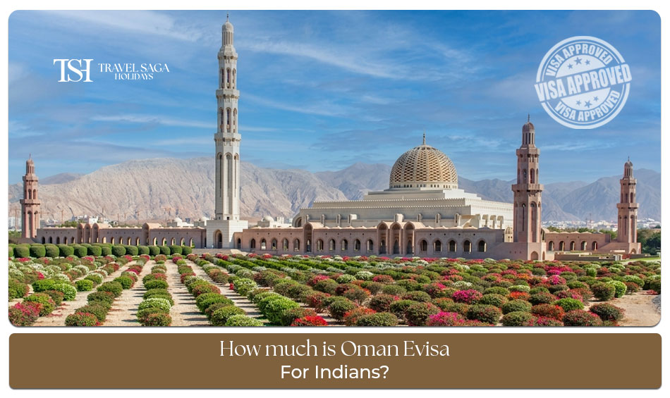 Oman e-visa for Indians with passport, online visa application process, and beautiful Oman travel destinations