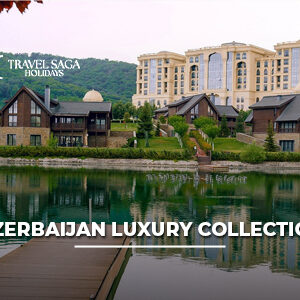 Luxury Azerbaijan travel experience featuring premium hotels, scenic landscapes, private tours, and elegant city attractions in Baku.