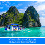 Indian travelers exploring beautiful beaches, islands, and city attractions during an 11 days Philippines itinerary with tropical scenery and travel plans