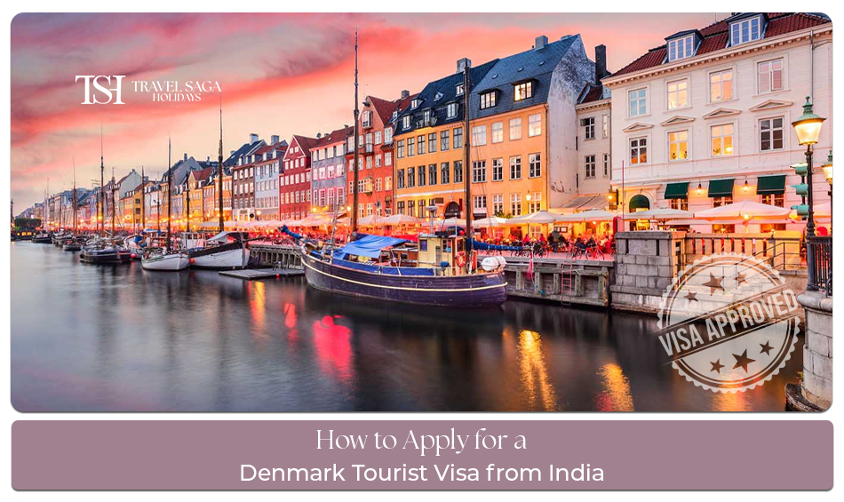 Apply Denmark Tourist Visa from India with passport, visa documents, and travel assistance services