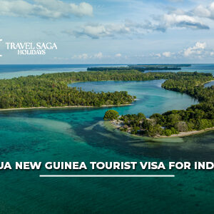 Papua New Guinea Tourist Visa for Indians with tropical island landscape and clear blue waters