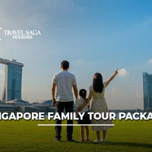 Family enjoying a Singapore vacation with famous attractions, city sightseeing, and fun-filled travel experiences together.