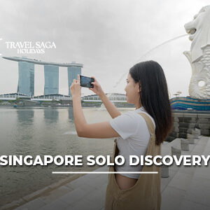 Solo traveler exploring Singapore’s iconic skyline, modern attractions, and vibrant city life during a solo adventure.