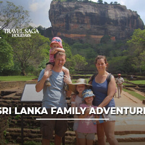 Family enjoying a fun-filled Sri Lanka vacation with beach activities, sightseeing, and scenic nature experiences.