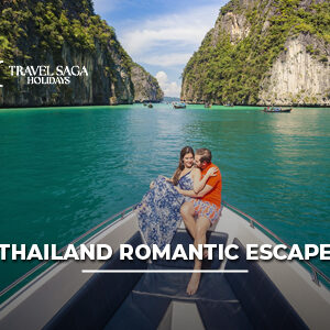 Thailand romantic escape featuring tropical beaches, luxury resorts, candlelight dinners, island tours, and couples enjoying a dreamy holiday.