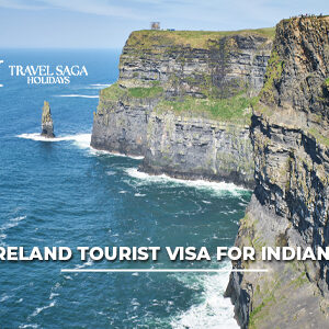 Ireland tourist visa for Indians with passport, visa documents, and Dublin travel attractions for hassle-free Ireland travel planning