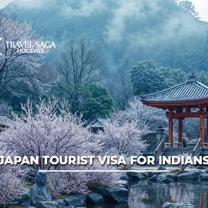 Japan tourist visa for Indians with passport, visa documents, and travel essentials for a hassle-free Japan holiday.
