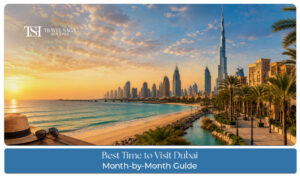 Best time to visit Dubai with pleasant weather, iconic attractions, desert safari, shopping festivals, and outdoor experiences.