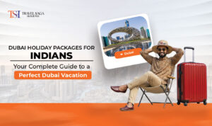 Indian travellers enjoying a Dubai holiday package with Burj Khalifa, desert safari, luxury hotels, and city sightseeing.