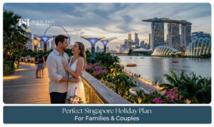 Families and couples enjoying a perfect Singapore holiday with iconic attractions, scenic waterfront views, and memorable travel experiences.