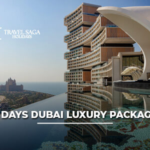 7 Days Dubai Luxury Package from India featuring Burj Khalifa, luxury hotel stay, desert safari, yacht cruise, and premium city experiences.