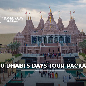 Abu Dhabi 5 days tour package with Sheikh Zayed Grand Mosque, Ferrari World, Louvre Abu Dhabi, and city sightseeing.