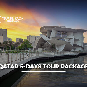 Qatar 5 Days Tour Package covering Doha city highlights, desert safari, cultural attractions, luxury shopping, and scenic waterfront experiences.