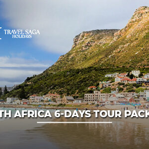 South Africa 6 Days Tour Package featuring exciting wildlife safaris, scenic coastal views, iconic landmarks, and comfortable accommodations.