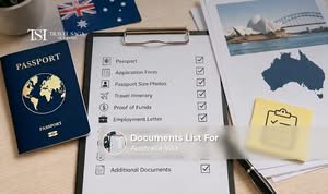 Required documents checklist for Australia visa application from India