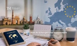 Traveller checking Schengen visa appointment availability online