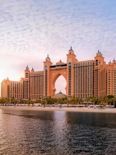Atlantis The Palm luxury resort on Palm Jumeirah in Dubai