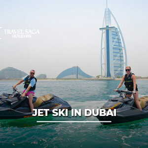 Jet Ski ride in Dubai with views of Burj Al Arab and the Arabian Gulf