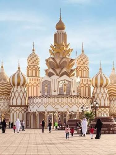 Global Village Dubai featuring international pavilions and cultural attractions