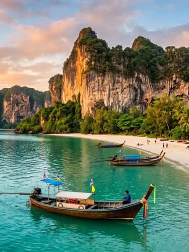 Thailand tour packages featuring pristine beaches, vibrant nightlife, ancient temples, and exciting island adventures.