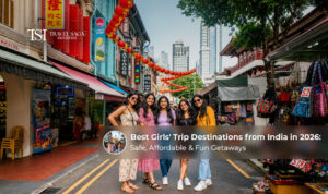 Best girls' trip destinations from India in 2026.