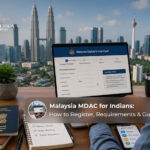 Indian travellers completing the Malaysia Digital Arrival Card.