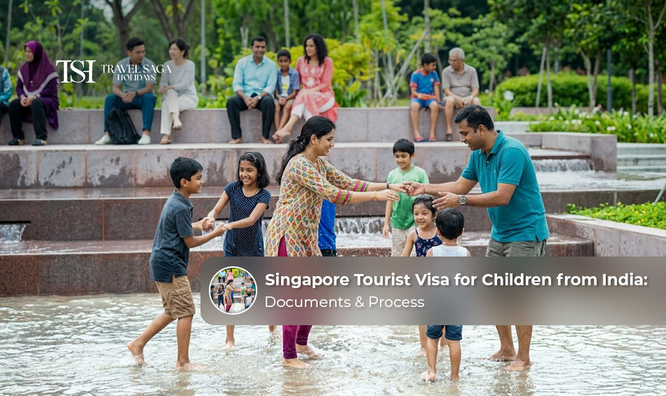 Singapore tourist visa requirements for children from India.