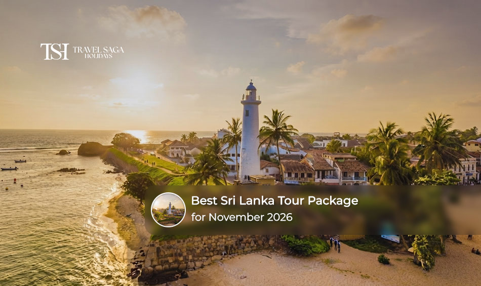 Travelers exploring Sri Lanka’s tropical landscapes, beaches, and cultural attractions in November.