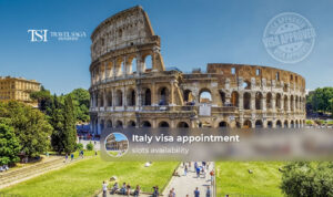 Italy visa appointment slots availability for applicants.