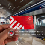 Nol Card for tourists using public transport in Dubai.