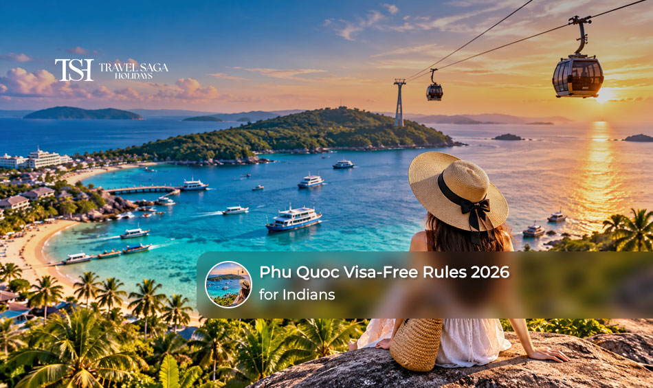 Indian travellers enjoying a visa-free stay on the tropical island of Phu Quoc in Vietnam.