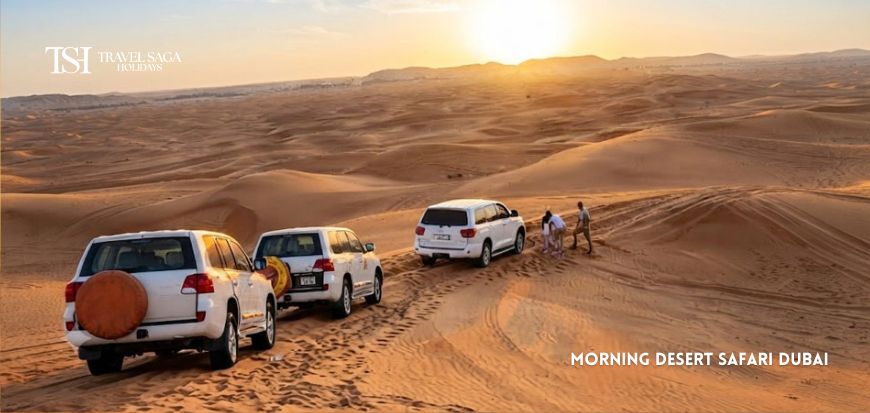 Morning Desert Safari Dubai with scenic desert views and exciting activities.