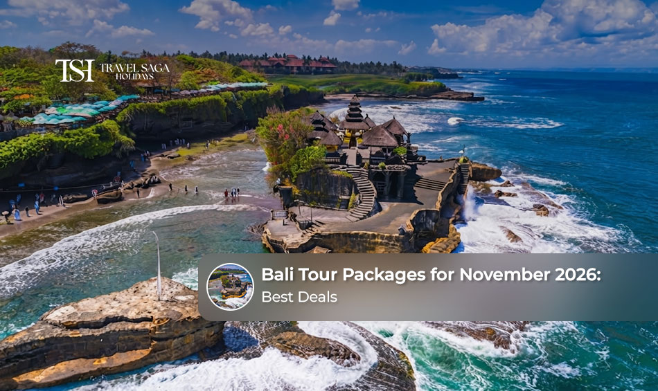 Travellers enjoying Bali’s tropical beaches, scenic landscapes, and cultural attractions during a November holiday.