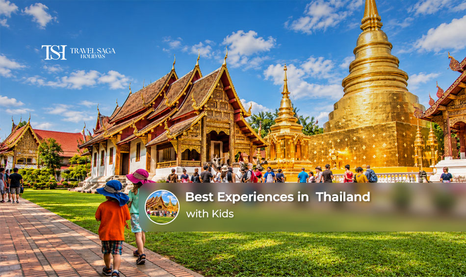 Families enjoying fun-filled activities and memorable sightseeing experiences during a holiday in Thailand with children.